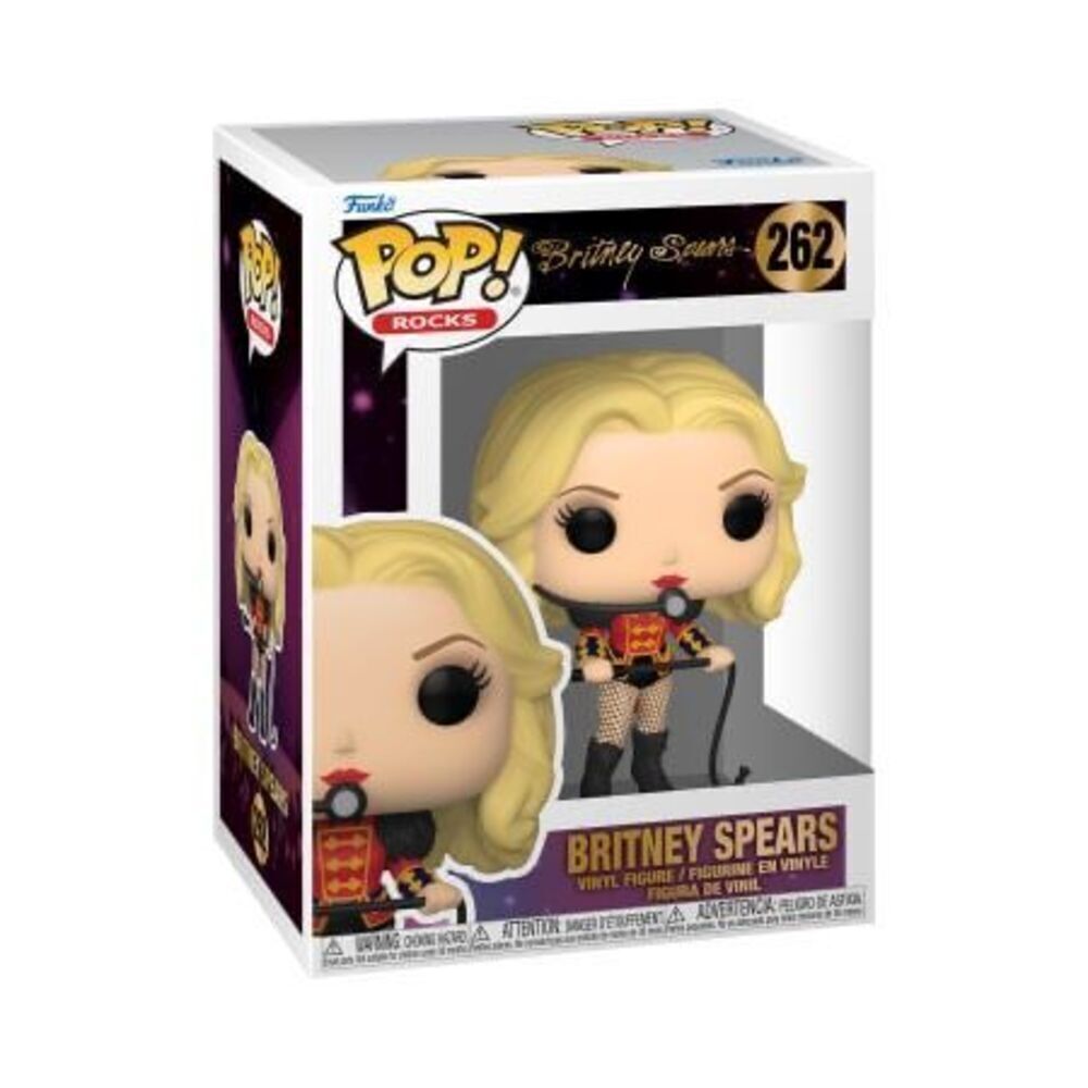 Funko Pop Rocks Britney Spears Circus Ringmaster 262 New in Box!